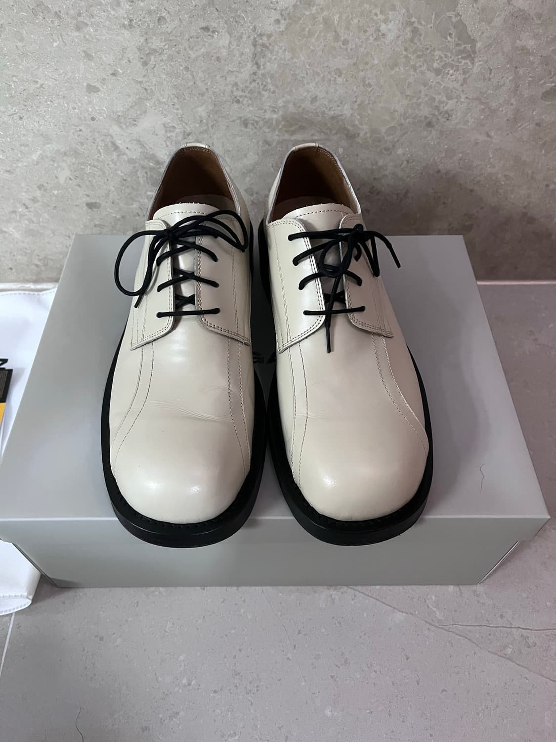 [270] 로스트가든 vol 아이보리 더비슈즈 상품이미지1