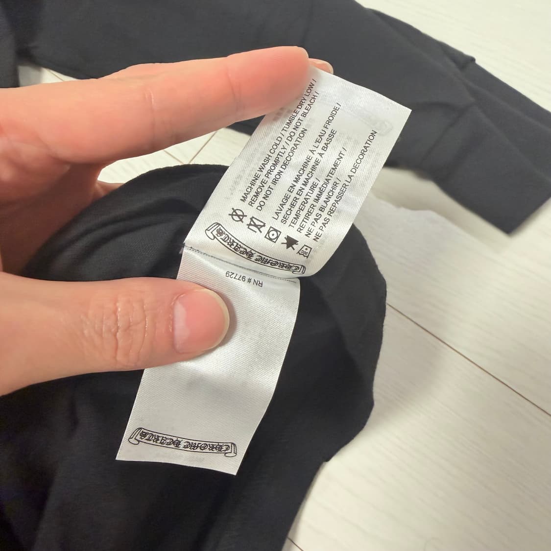 크롬하츠 롱슬리브 블랙/핑크 XL 상품이미지6