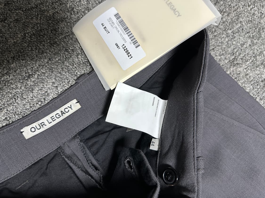 (44) 아워레가시 버로우드 그레이 울 트라우저 팬츠 슬랙스 상품이미지7