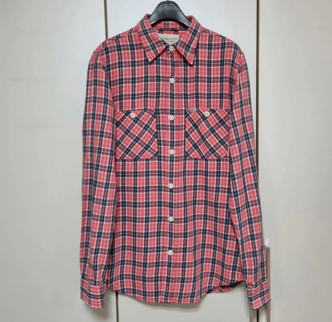 DENIM&SUPPLY 랄프로렌 플라넬 체크 남방 S 상품이미지1