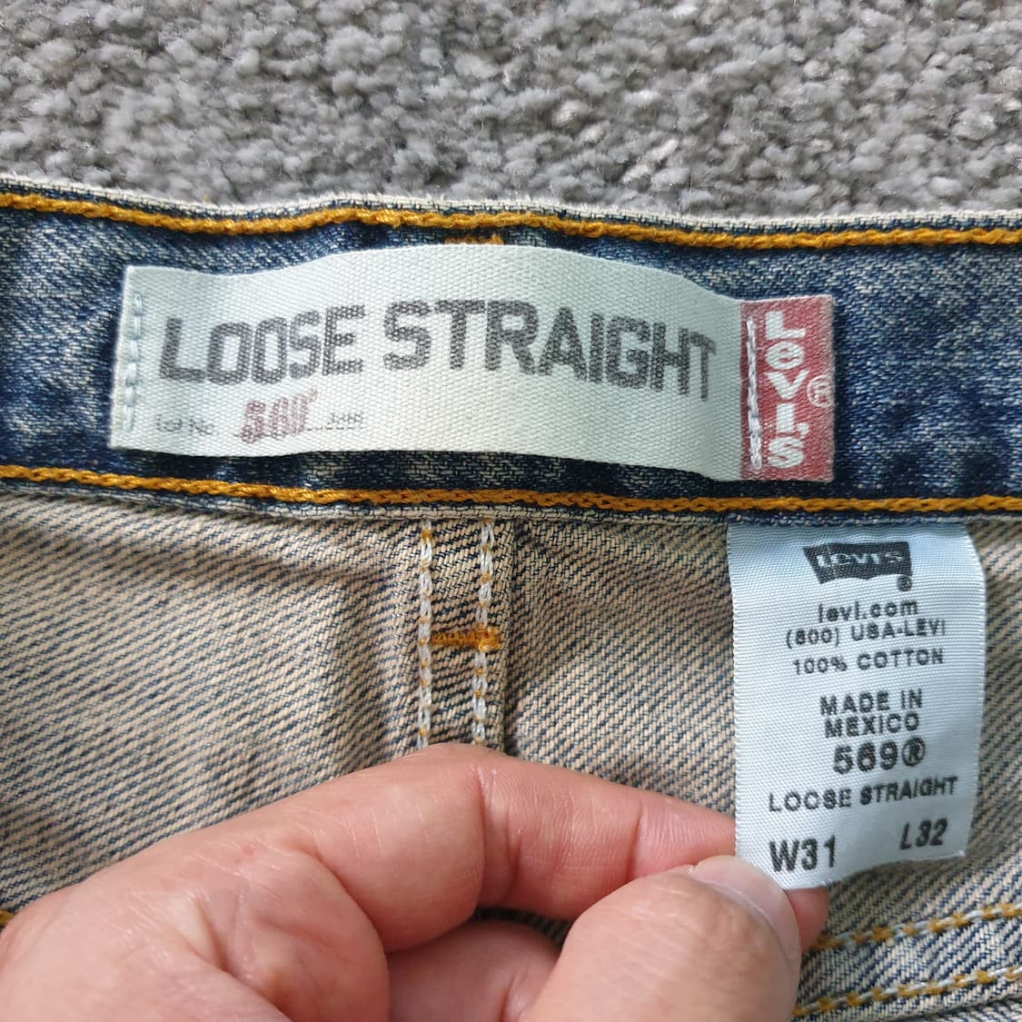 LEVI'S STRAUSS & CO 루즈 스트레이트 데님 상품이미지2