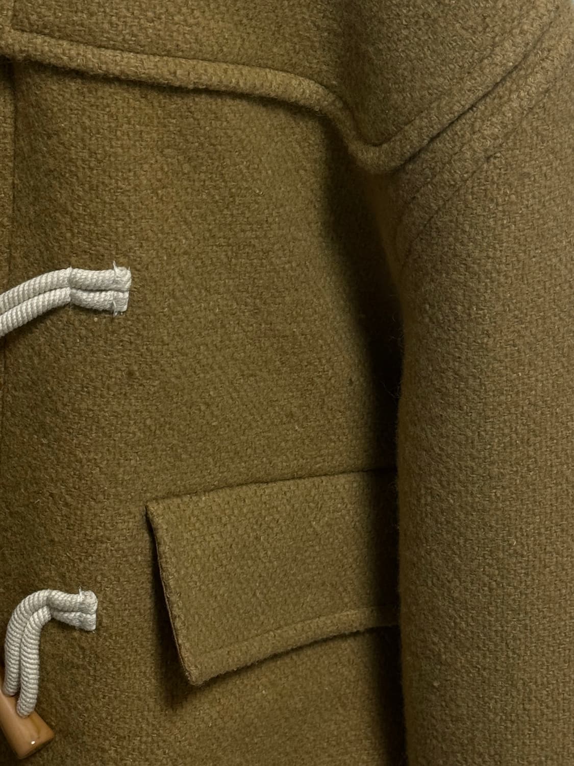 그로브 크롭 더플 코트 베이지 상품이미지2