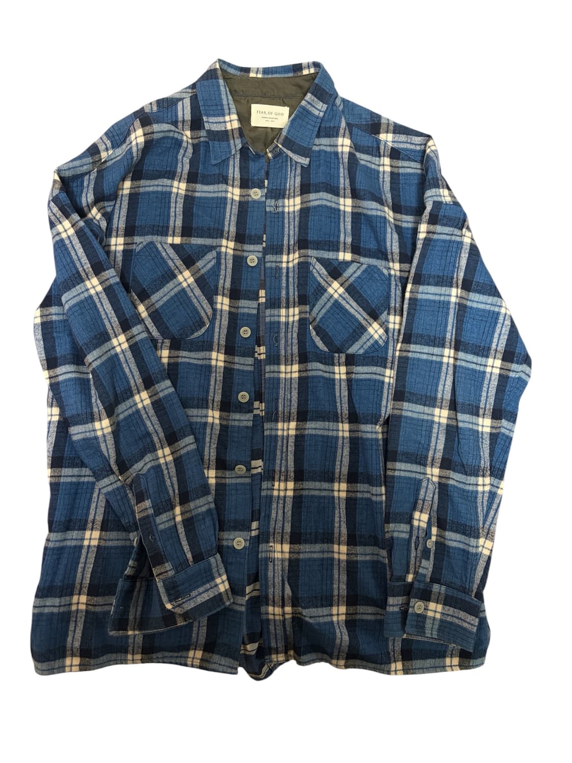 피어오브갓 4th 블루 플란넬셔츠 xl 해 상품이미지1