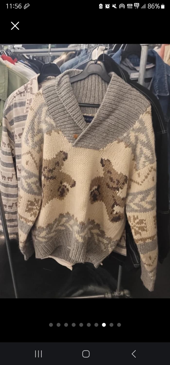 곰돌이 코위챤 Tabloid 타블로이드 니트 상품이미지7