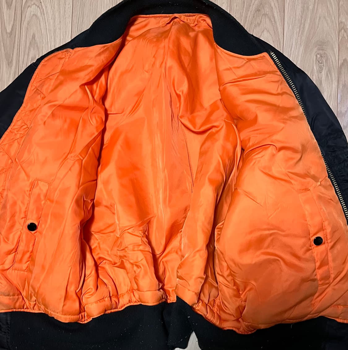 알파인더스트리 MA-1 항공점퍼 레귤러 L 상품이미지3