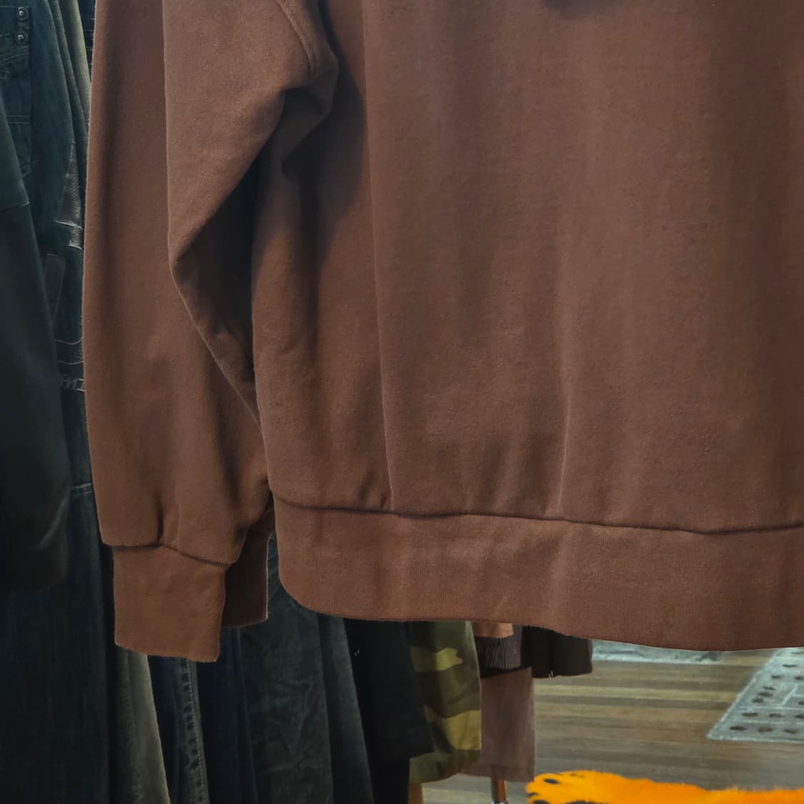 GAP 브라운 오버핏 후드티 상품이미지6