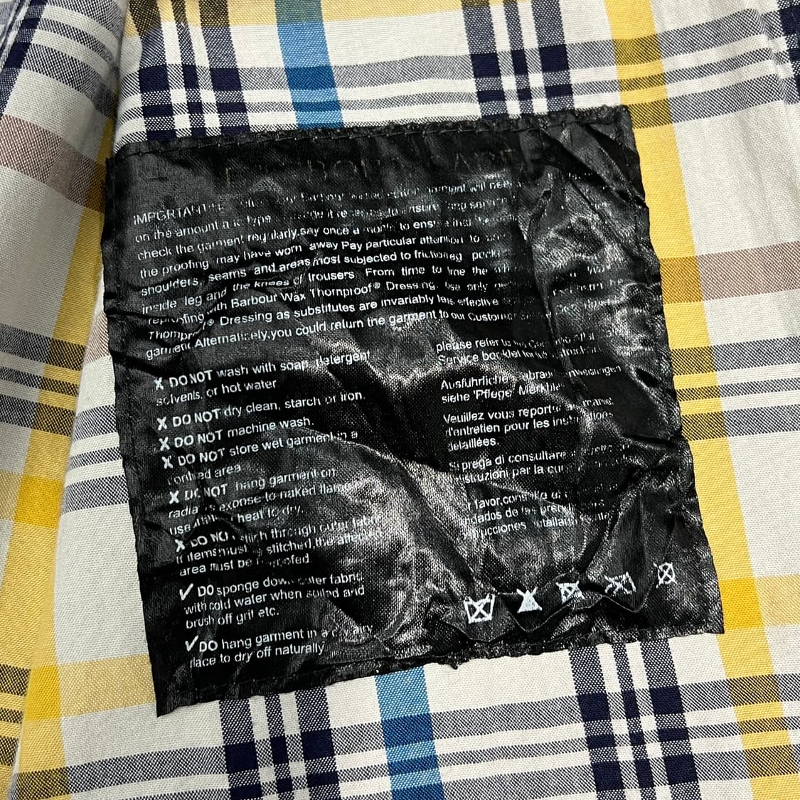 바버 멀티포켓 왁스자켓 s09424 상품이미지7