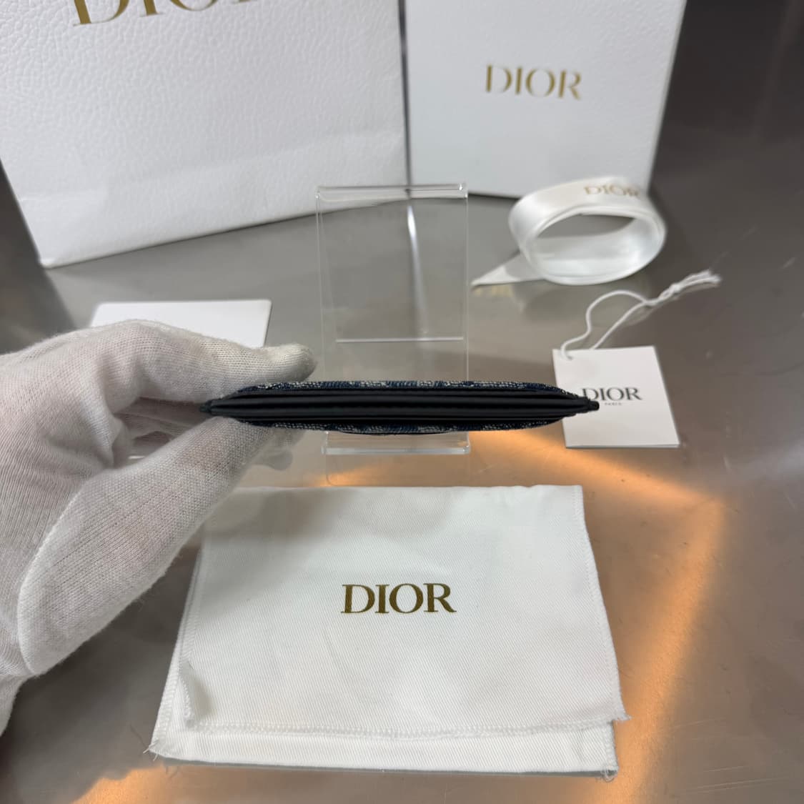 [리오브] 디올 CD 몽테인 30 오블리크 카드지갑 상품이미지4