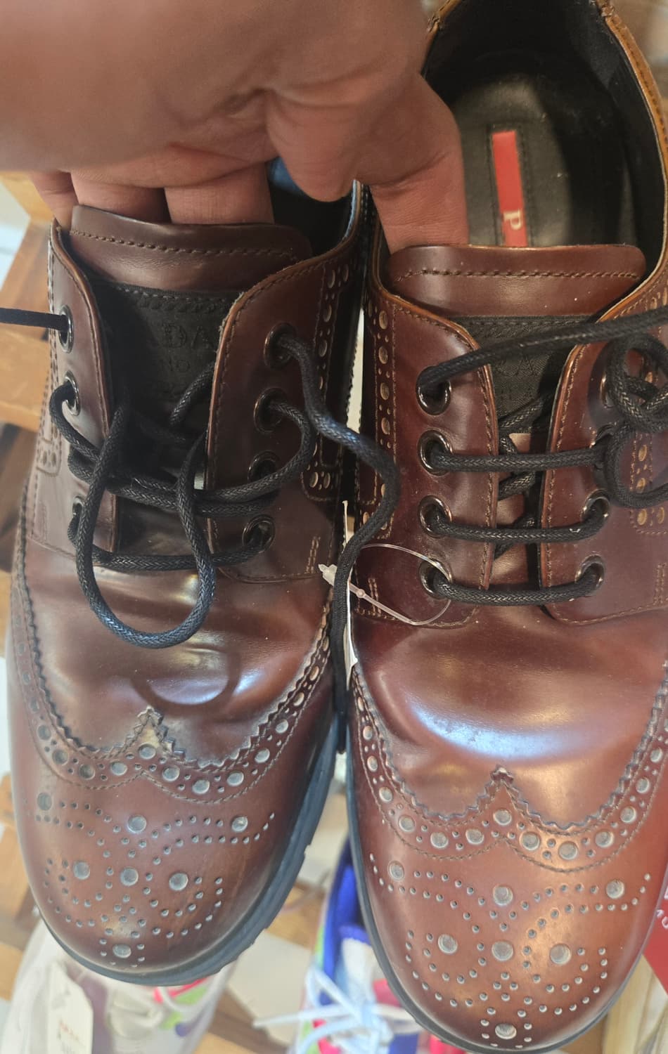 프라다 정품 가죽 더비 260 상품이미지1