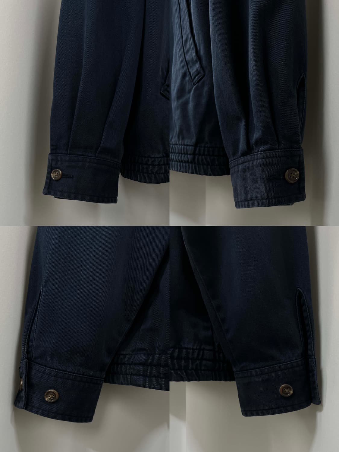 90's 폴로 랄프로렌 가먼트다이 네이비 베이포트 스윙탑 자켓 상품이미지7