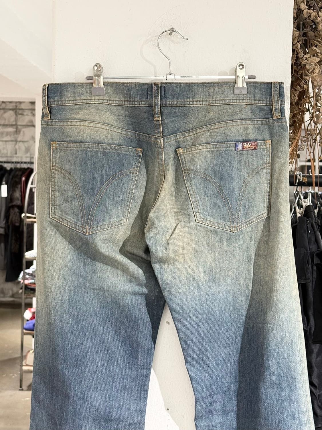 돌체 앤 가바나 빈티지 워싱 데님 팬츠 상품이미지5