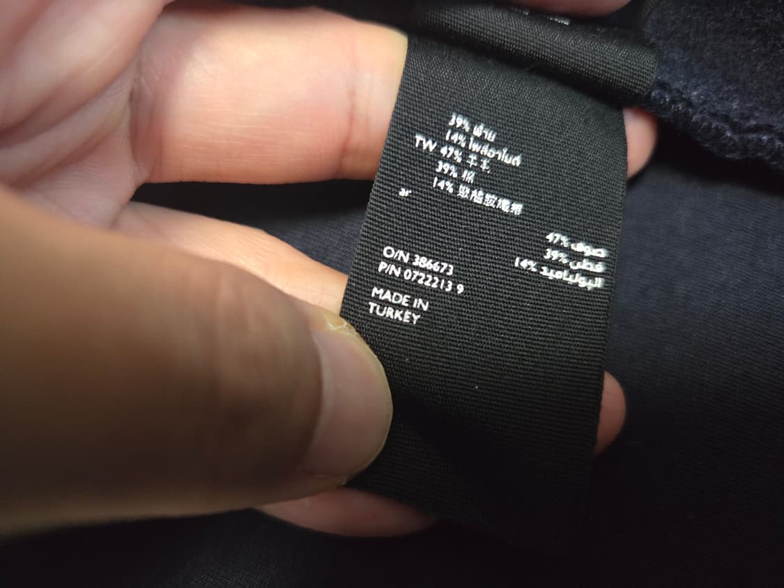 COS 코듀로이 카라 울 블루종 자켓 상품이미지9