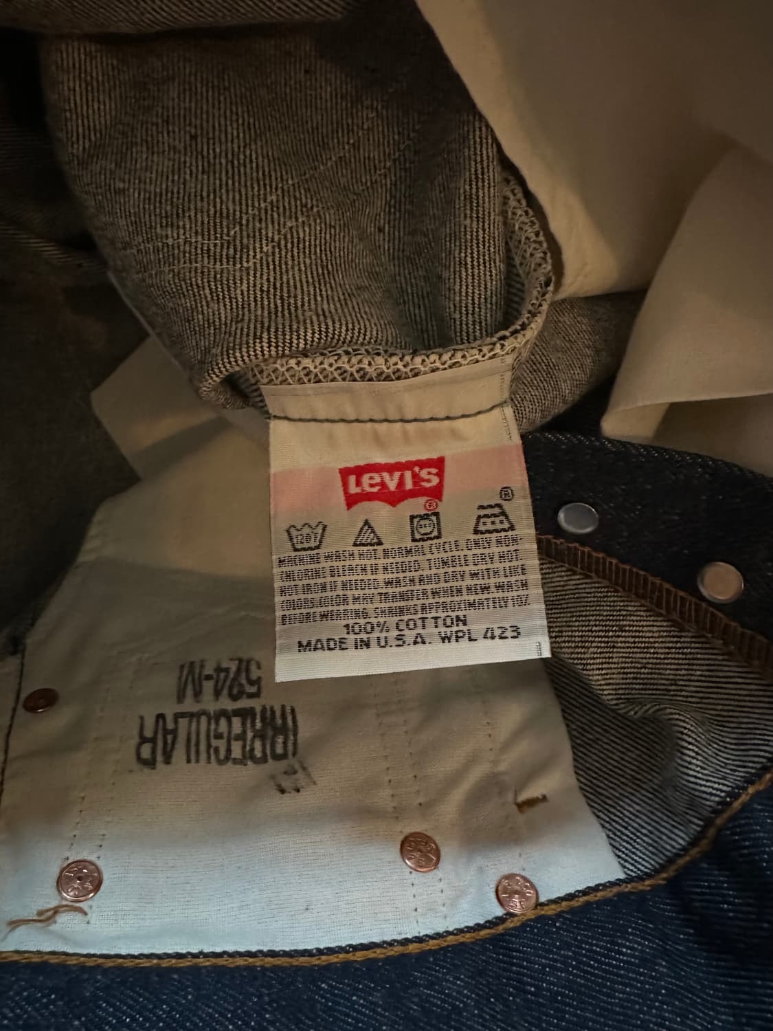 Dead Stock 90s USA Leivs 501 Denim Pants 상품이미지6