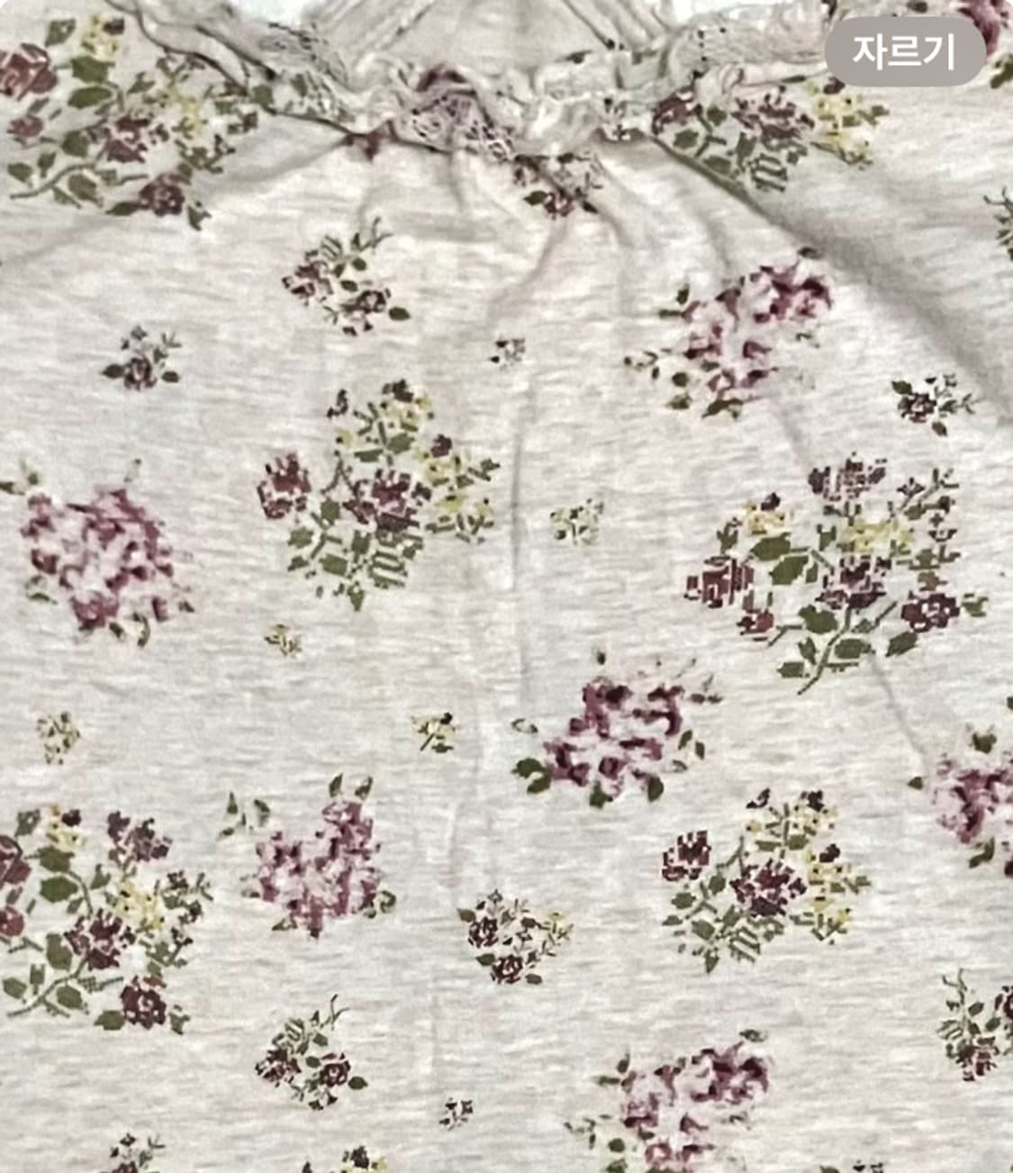 chocol raffine 쇼콜라피네 플라워 레이스 슬리브리스 상품이미지2