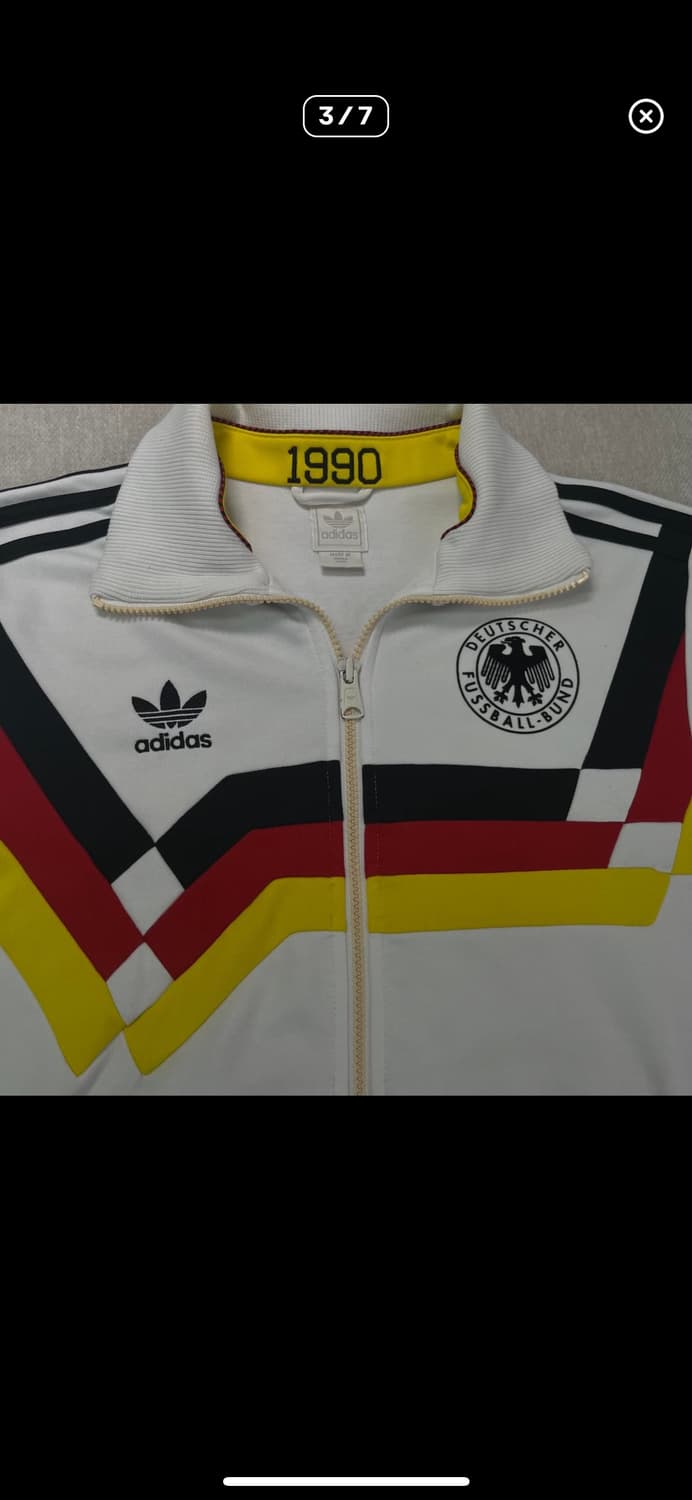 95 아디다스 검정/흰색 트랙탑 져지 상품이미지2