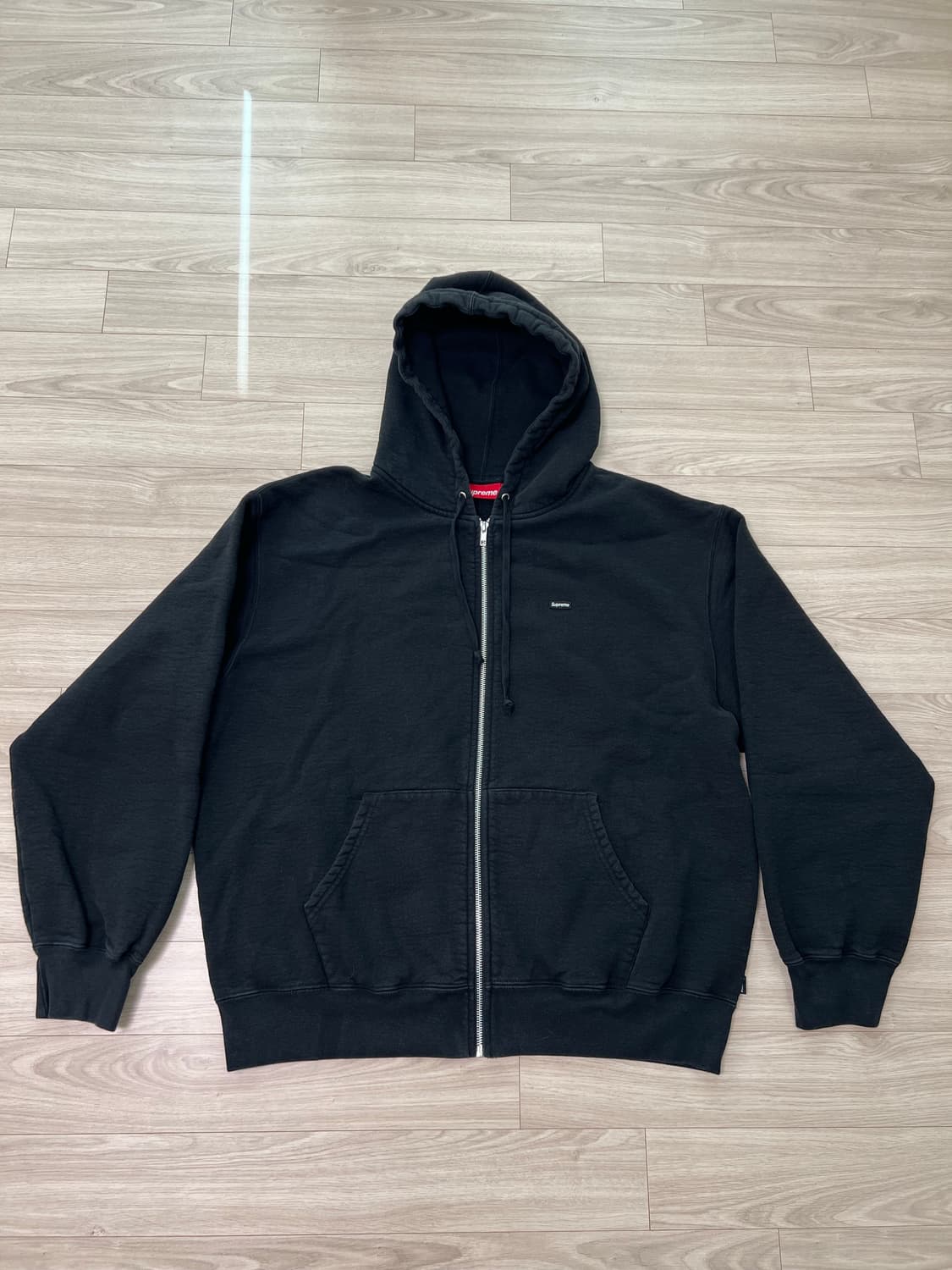 슈프림 / 스몰 박스 후드 집업 블랙 / XL 상품이미지1