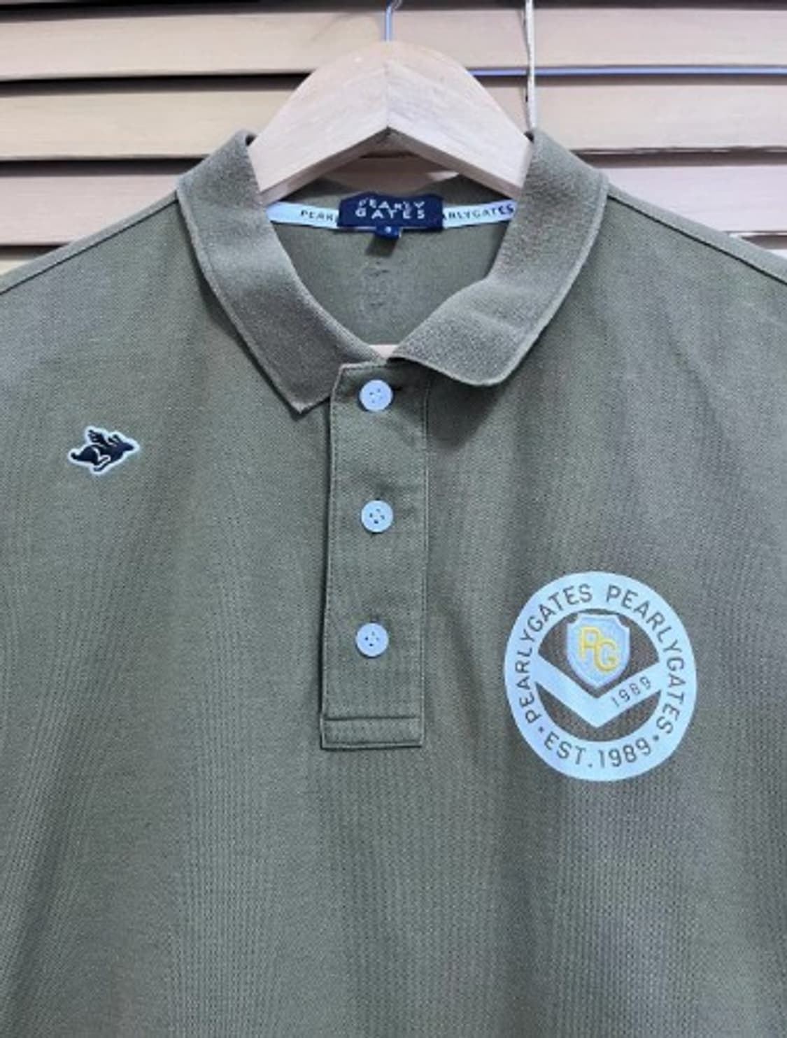 파리게이츠 남성 카키PK반팔티셔츠 5사이즈 상품이미지1