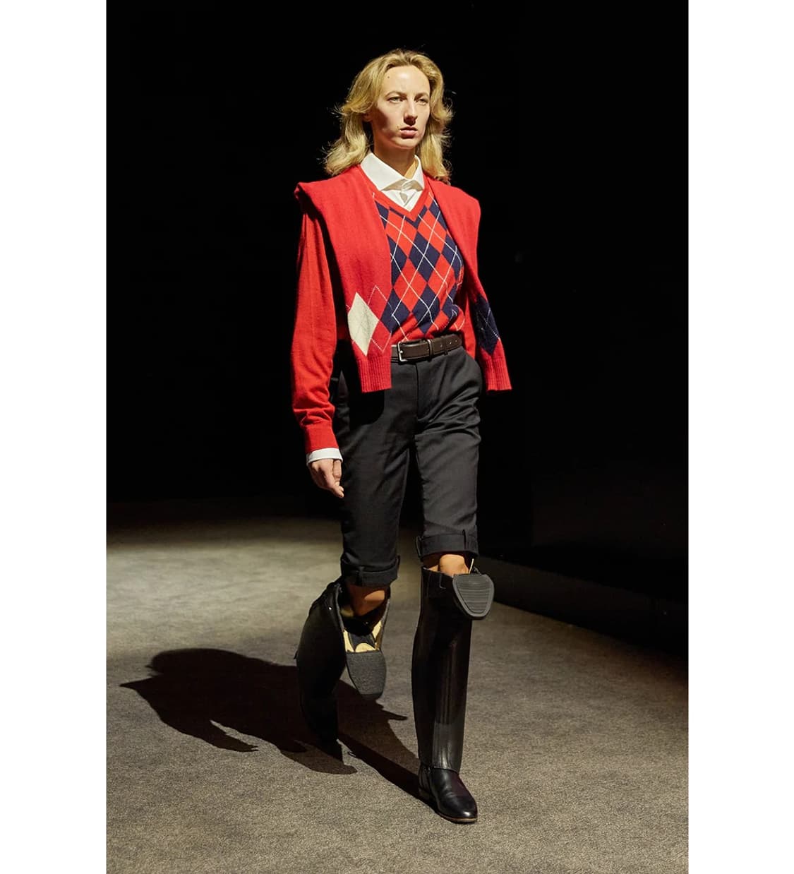 HODAKOVA DOUBLE SLEEVE SWEATER red 상품이미지2