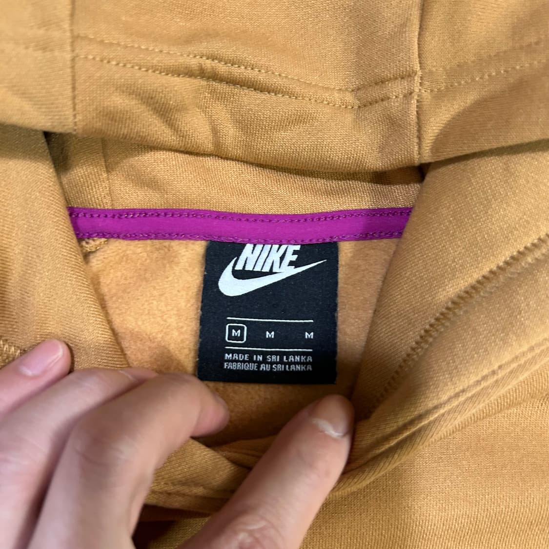 (M)나이키 크롭후드티 상품이미지3