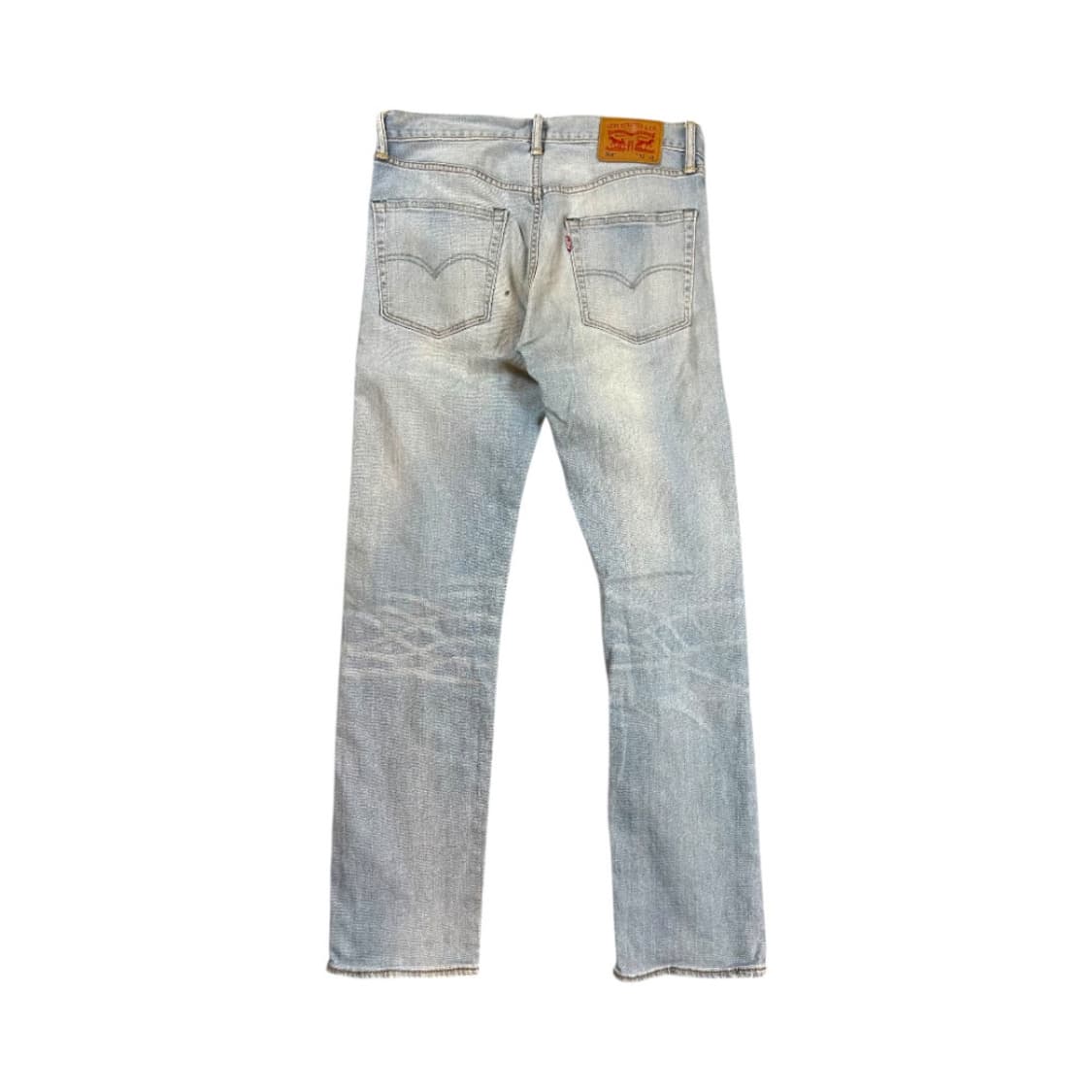 L) 리바이스 Levi’s 504 워싱 인디고 스트레이트 데님 팬츠 BD 상품이미지2