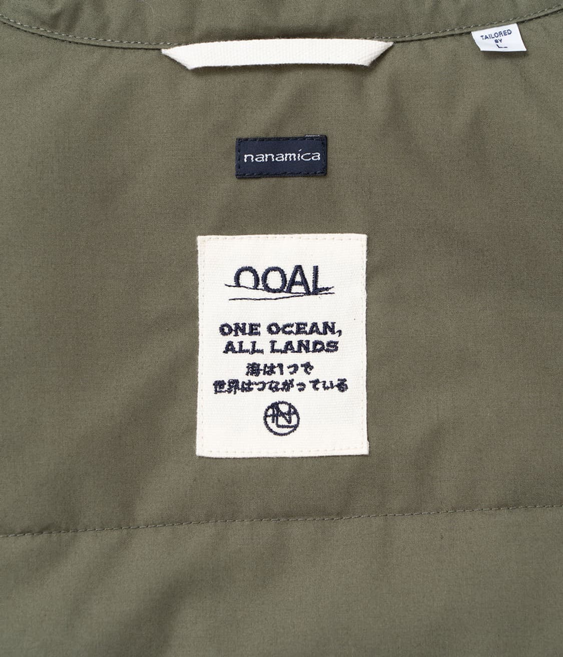 나나미카 Nanamica 인슐레이션 패딩 베스트 자켓 조끼 카키 그린 L 상품이미지7