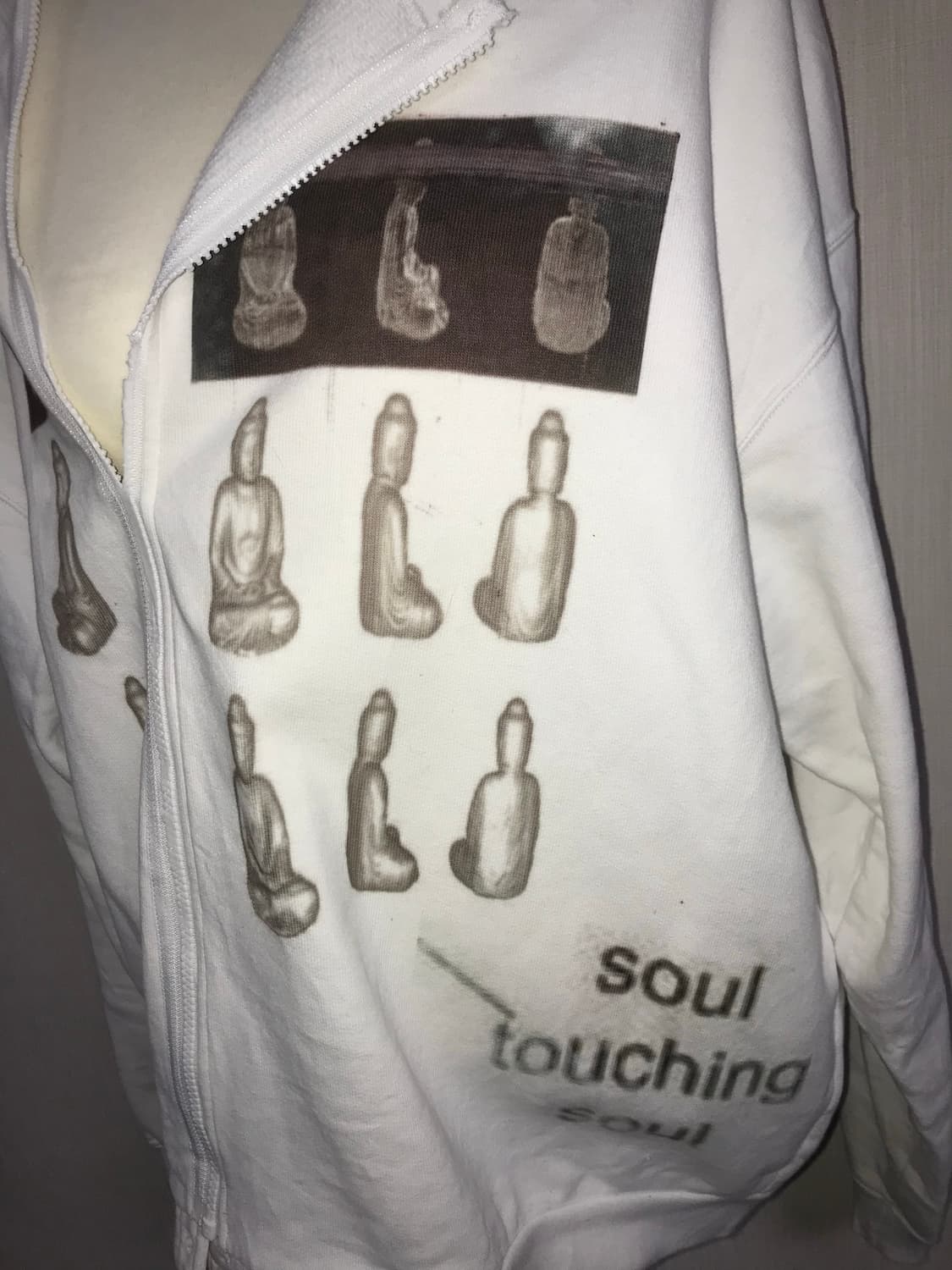 Buddha Asym Zip Sweatshirt 상품이미지3