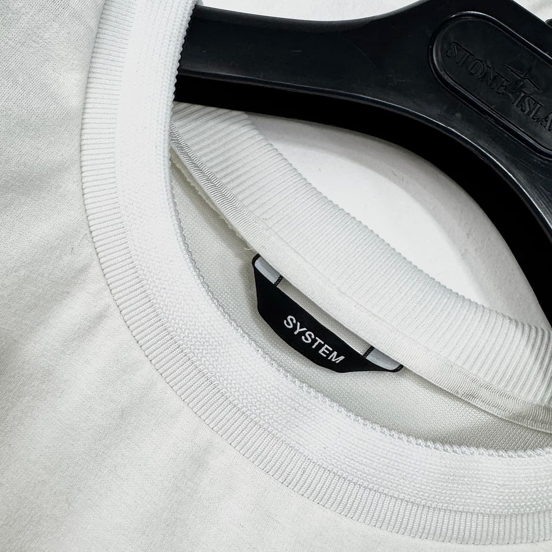 시스템옴므 텍스처 블록 반팔 티셔츠 XL 상품이미지2