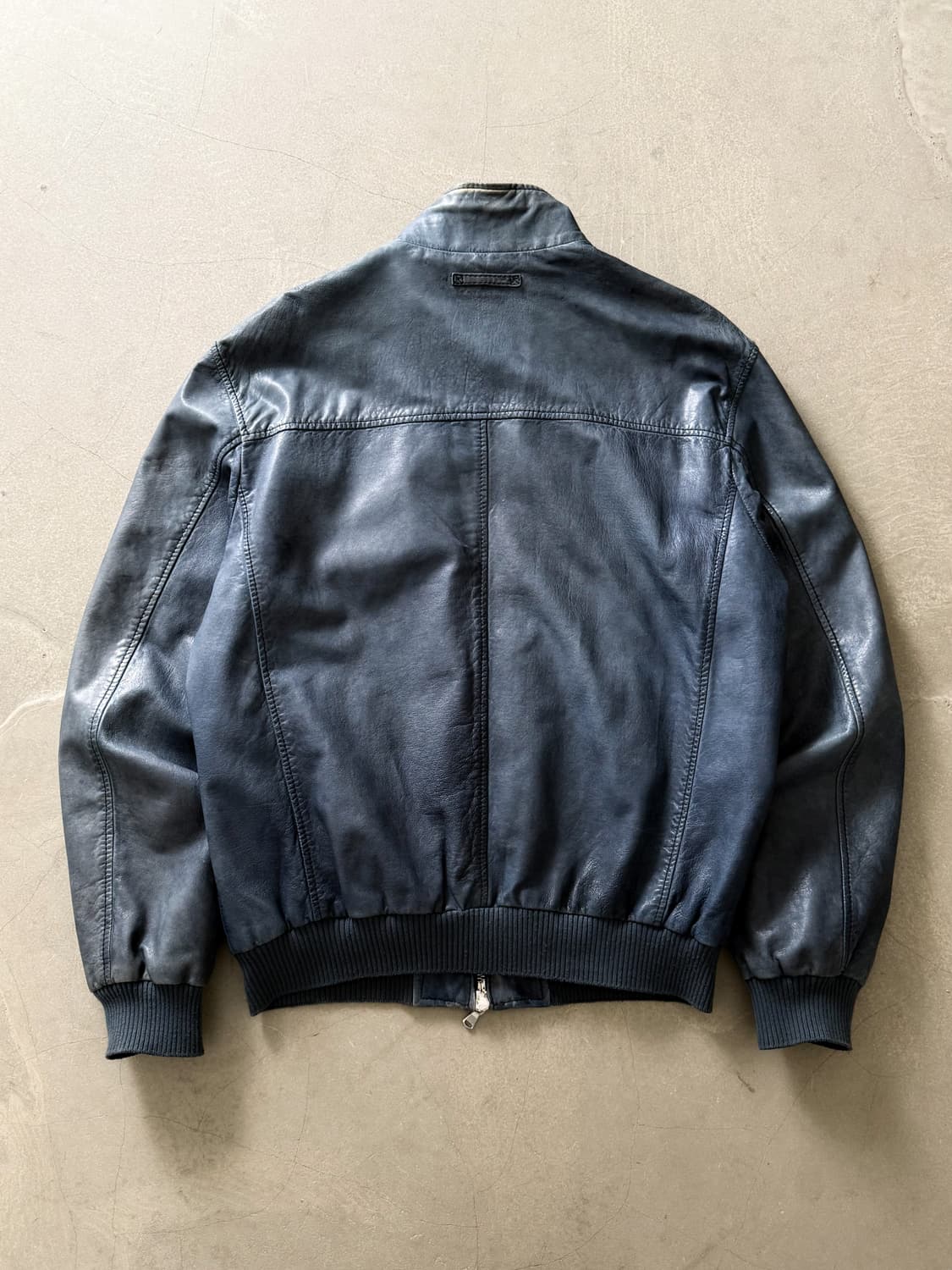  Torras Lambskin Leather Bomber Jacket 상품이미지8