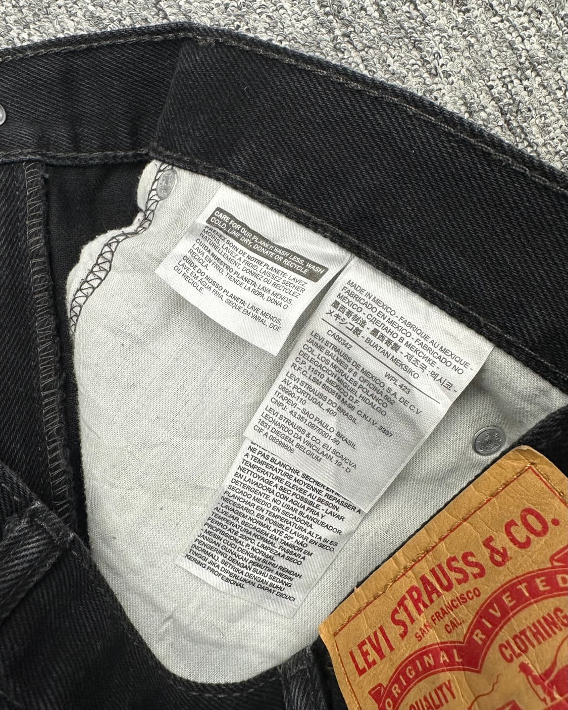 (허단48)00'S 리바이스 550 블랙-M1777 상품이미지5