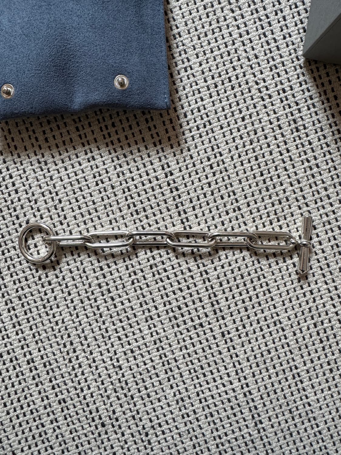 새상품 앤드커스텀 쥬얼리 925 실버 체인 팔찌 상품이미지4