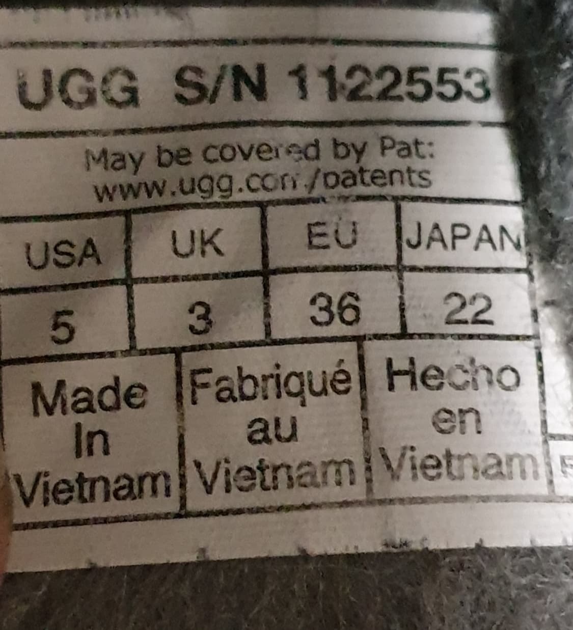 어그 USA 타즈 플랫폼 블랙 US 5W (230) 상품이미지6