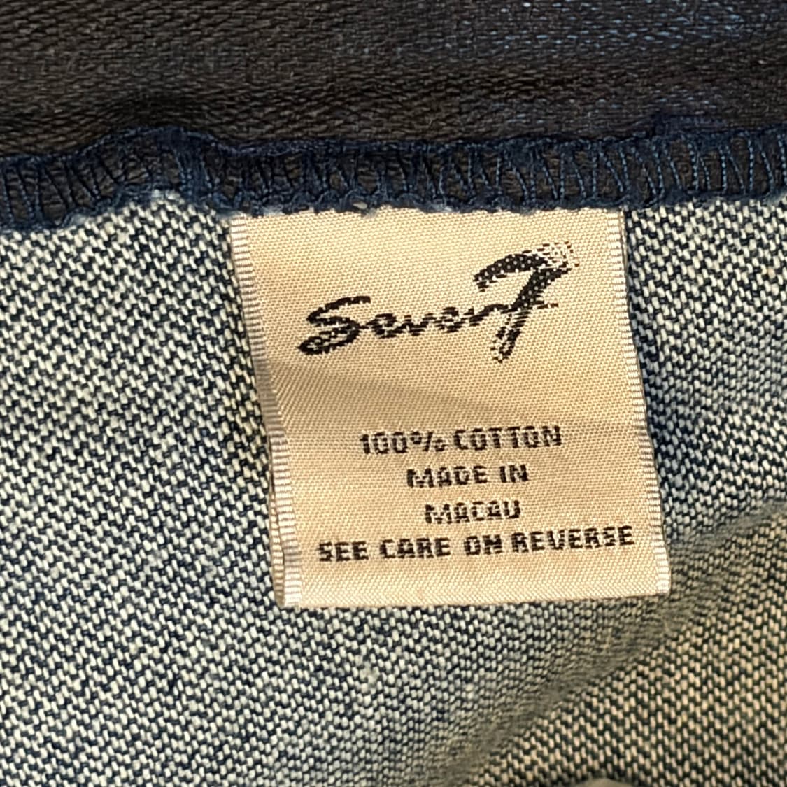 미국 빈티지 세븐진 로우라이즈 부츠컷 청바지 상품이미지4