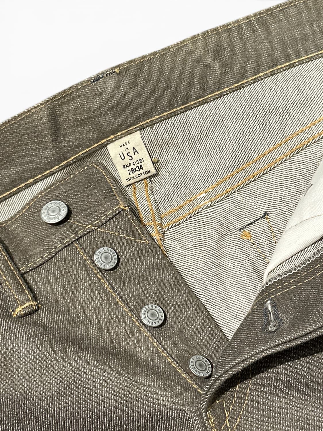 RRL Coffee Selvedge Denim Pants 32inch 상품이미지3