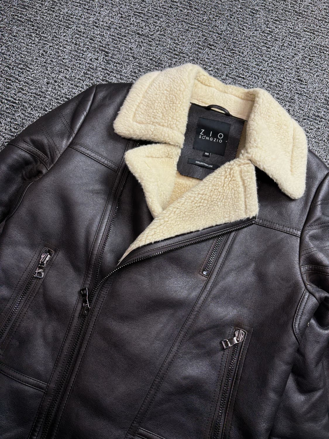 지오송지오 컬랙션 아카이브 무스탕 자켓 2408 상품이미지4