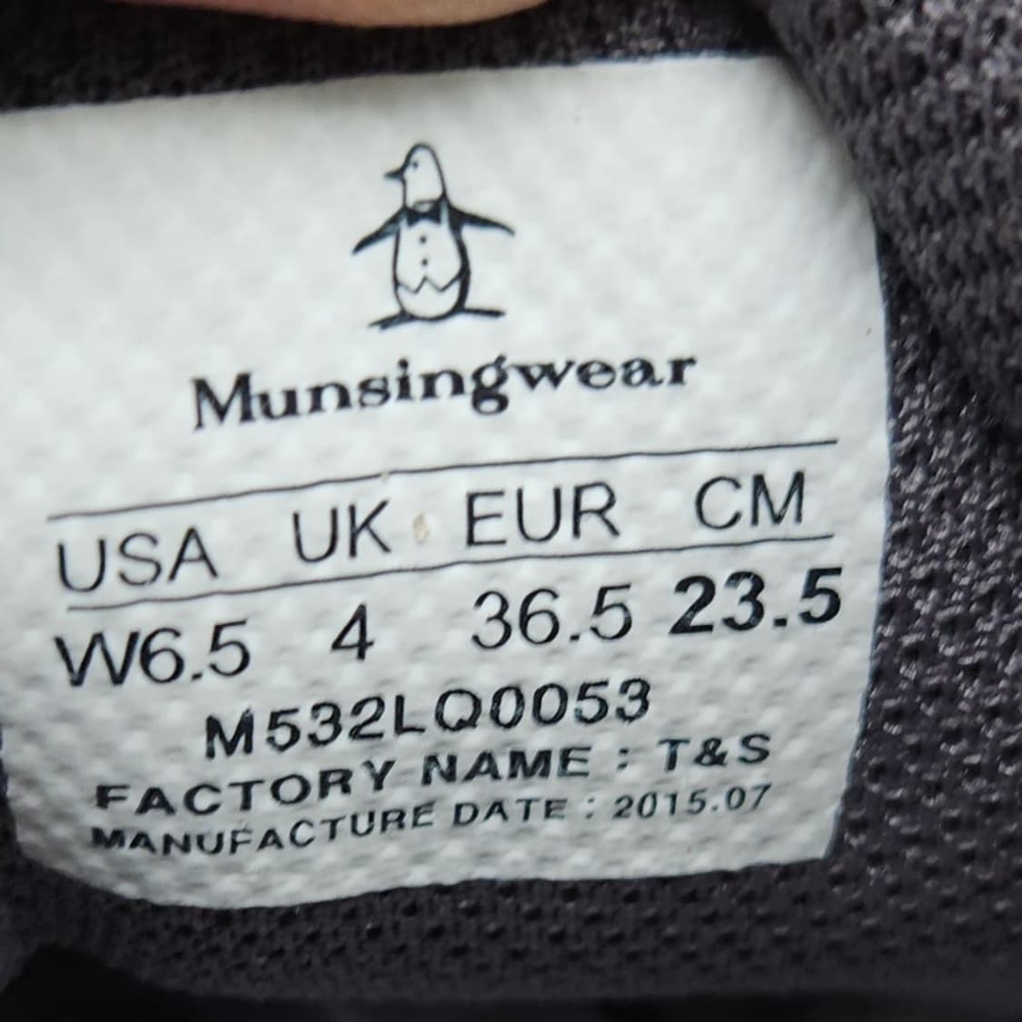 먼싱웨어 여성골프화235 상품이미지6