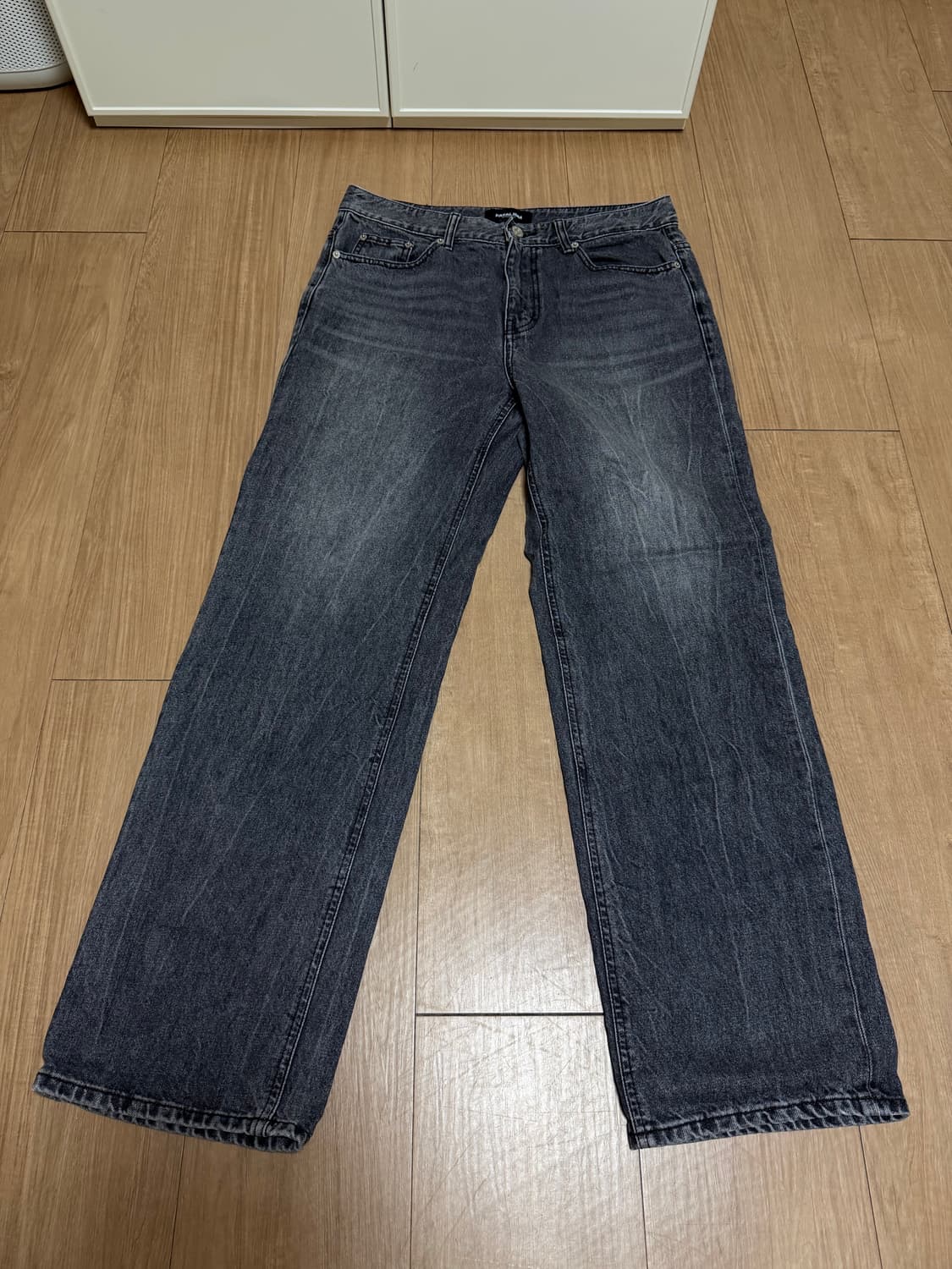 [48] 페이탈리즘 흑청 데님팬츠 상품이미지1