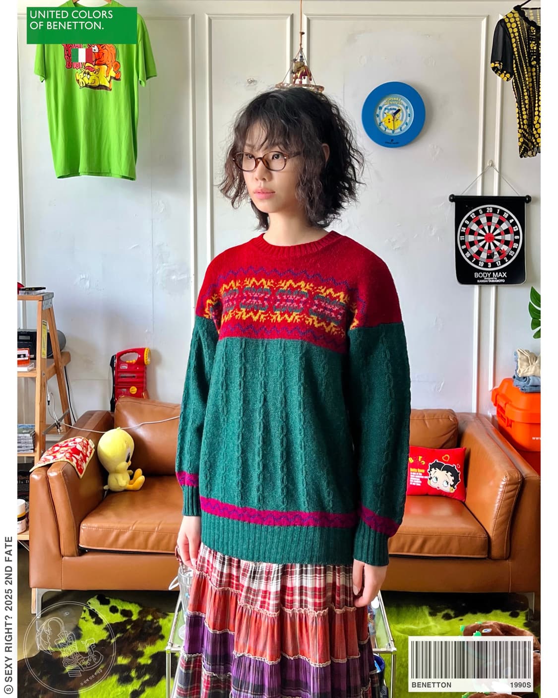 90s United Colors of Benetton Wool Knit 상품이미지1