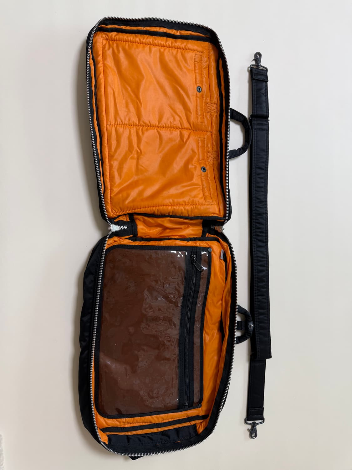 (초미품) PORTER 포터 탱커 3way 브리프케이스 블랙 백팩 상품이미지7