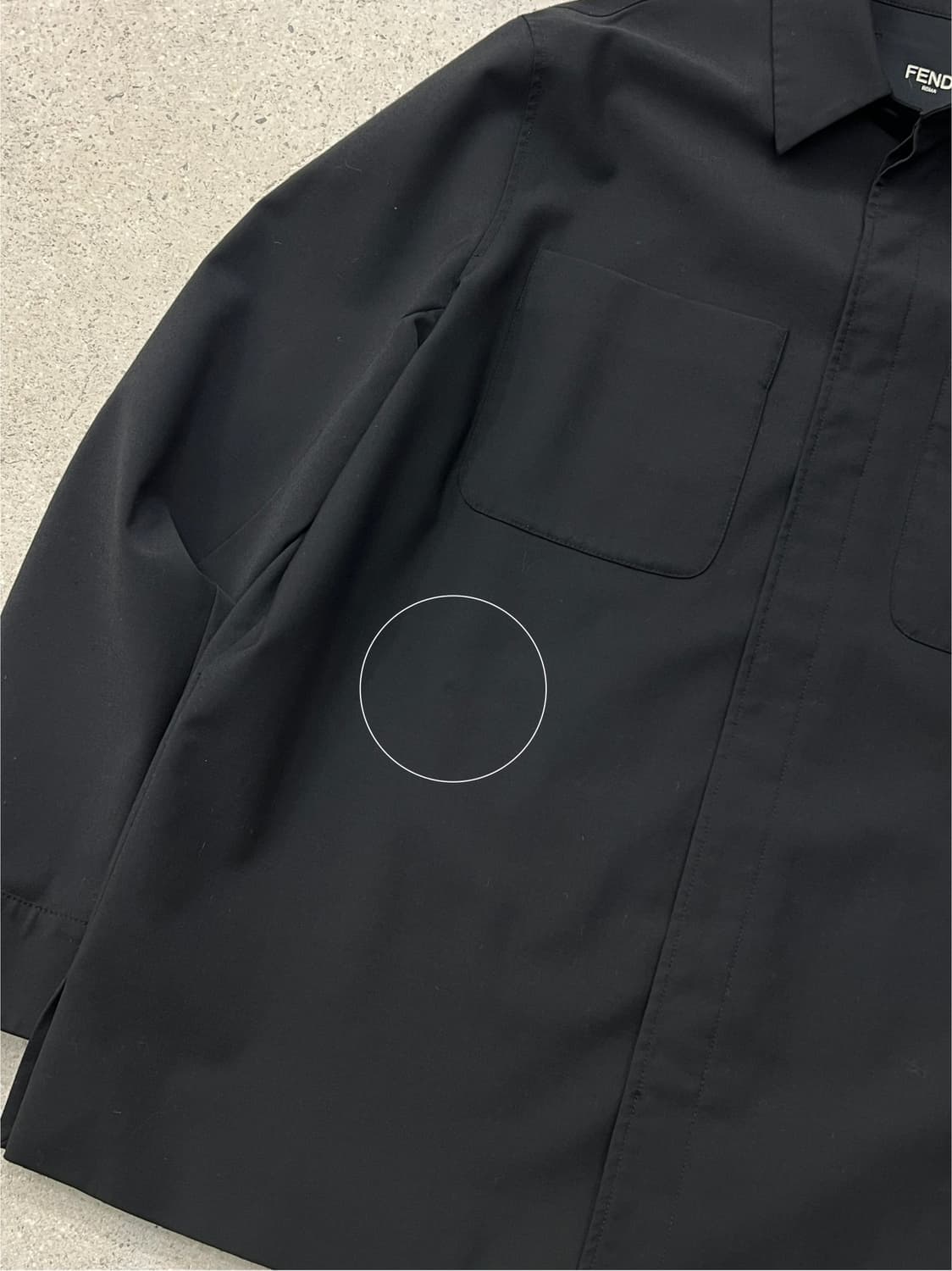 펜디 유니폼 투포켓 오버 셔츠 자켓 상품이미지8
