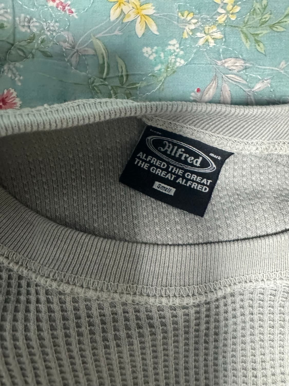 [S]헤리티지플로스 알프레드 피그먼트 롱슬리브 라이트그레이 상품이미지4