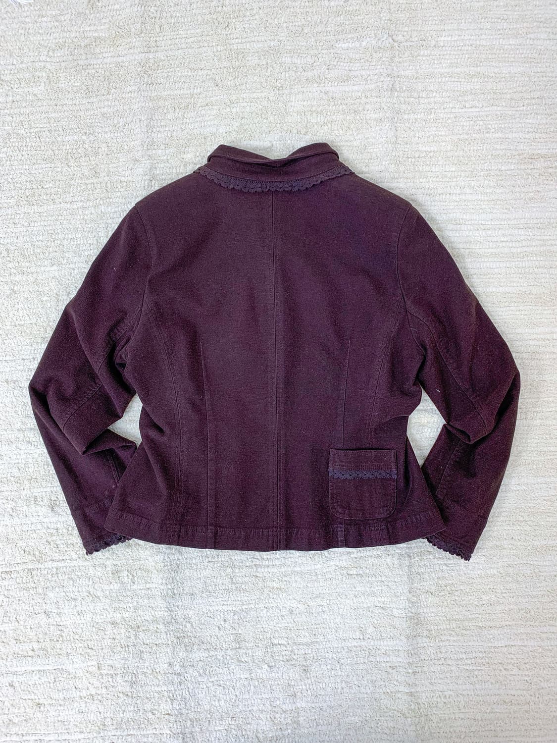 Deep Plum Lace Jacket 상품이미지2