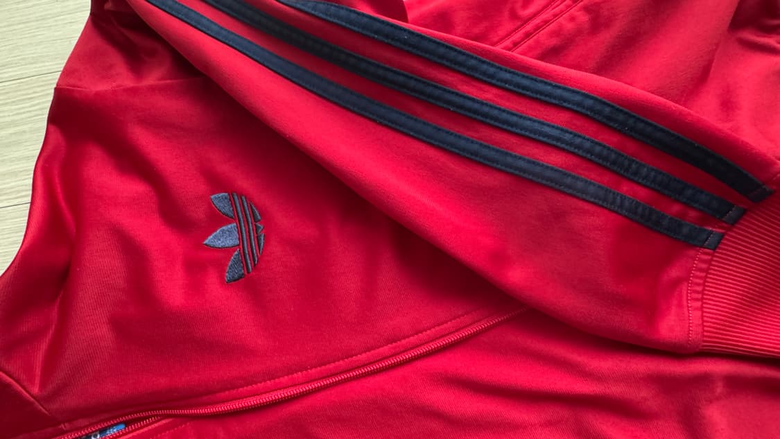 대장급 아디다스 파이어버드 트랙탑 버건디네이비 100 상품이미지4