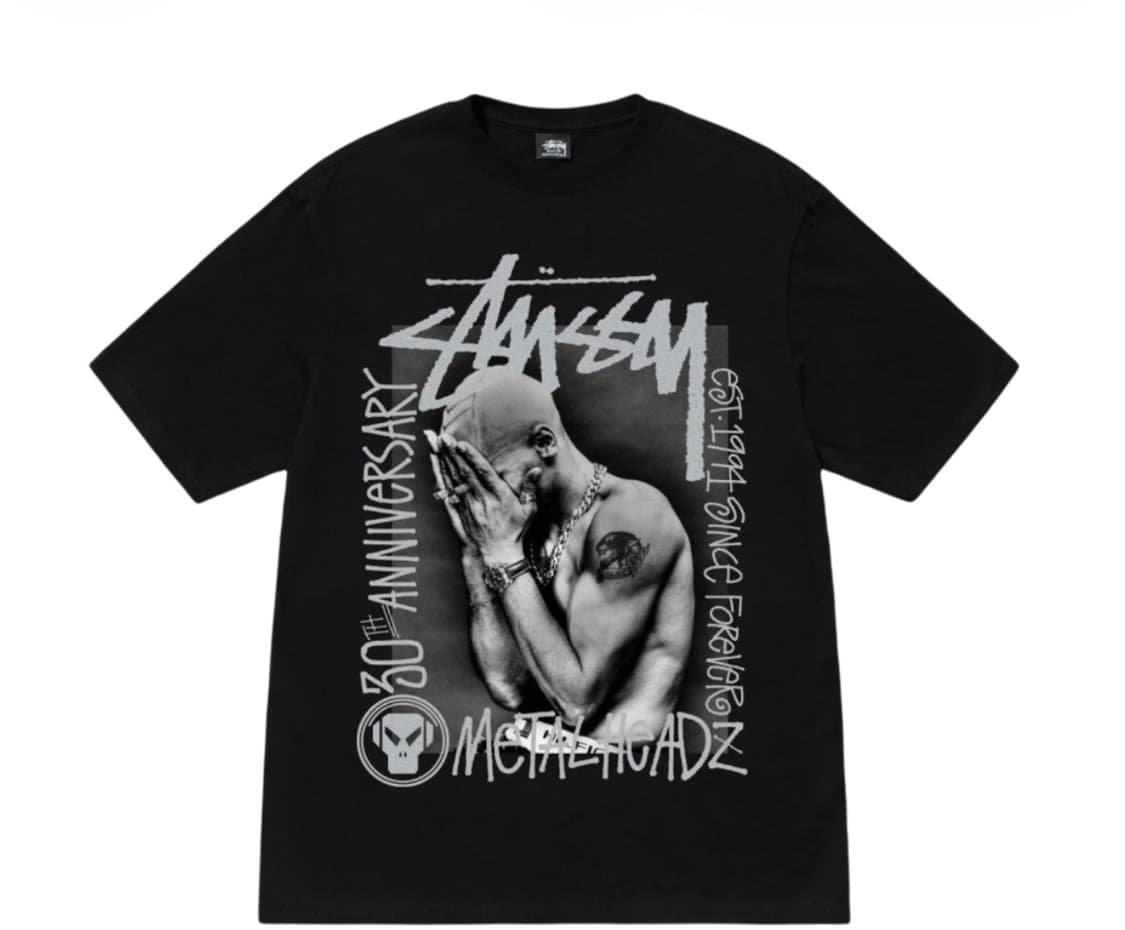 XL 스투시 X 골디 메탈헤즈 반팔 상품이미지2