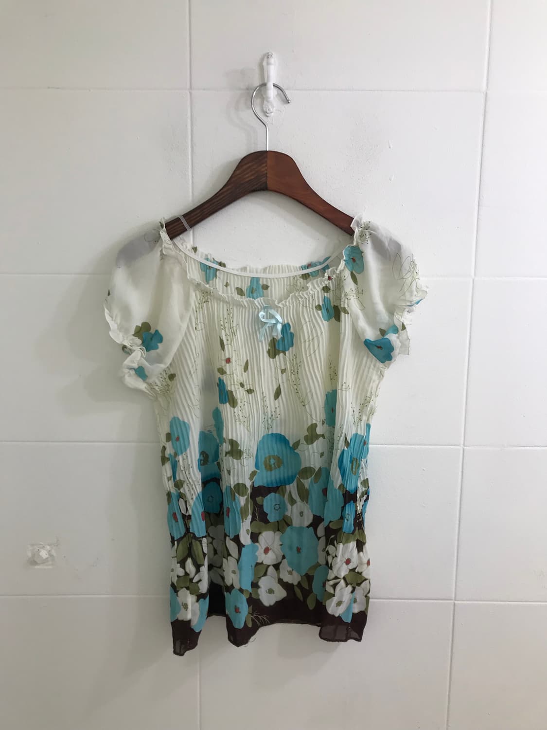 청록 블루 하구미 모리걸 패턴 컬러칩 코디세트 상품이미지6