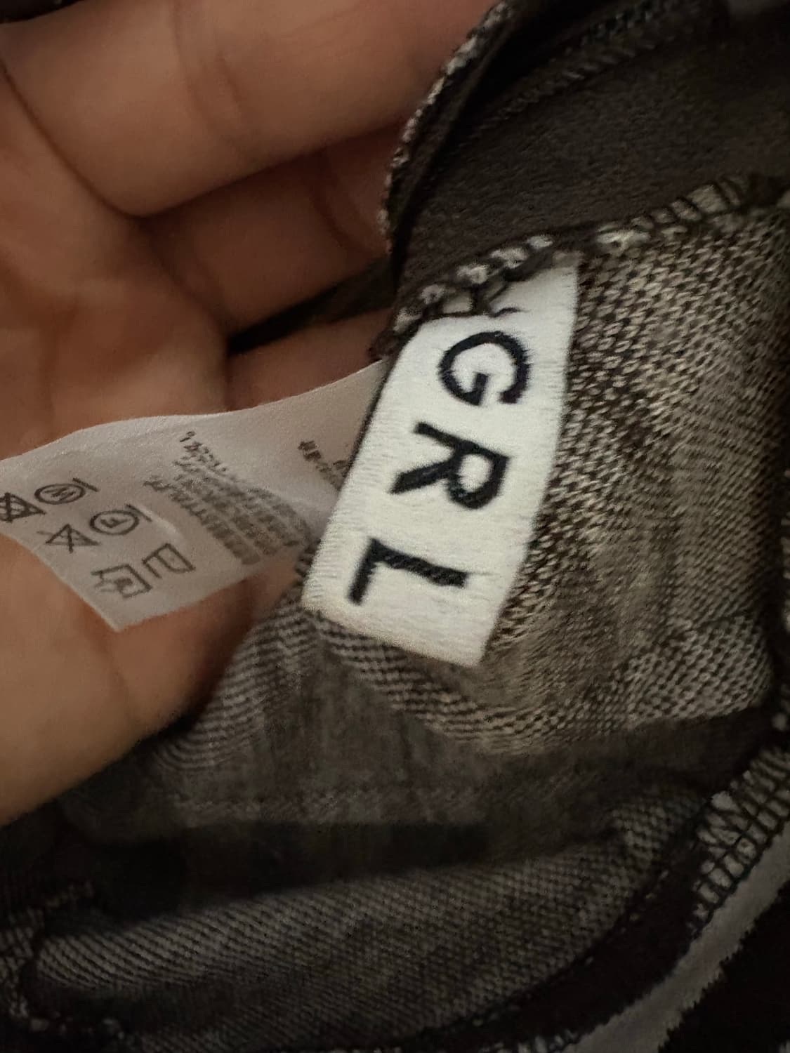 GRL 지브라 패턴 부츠컷 팬츠 상품이미지3