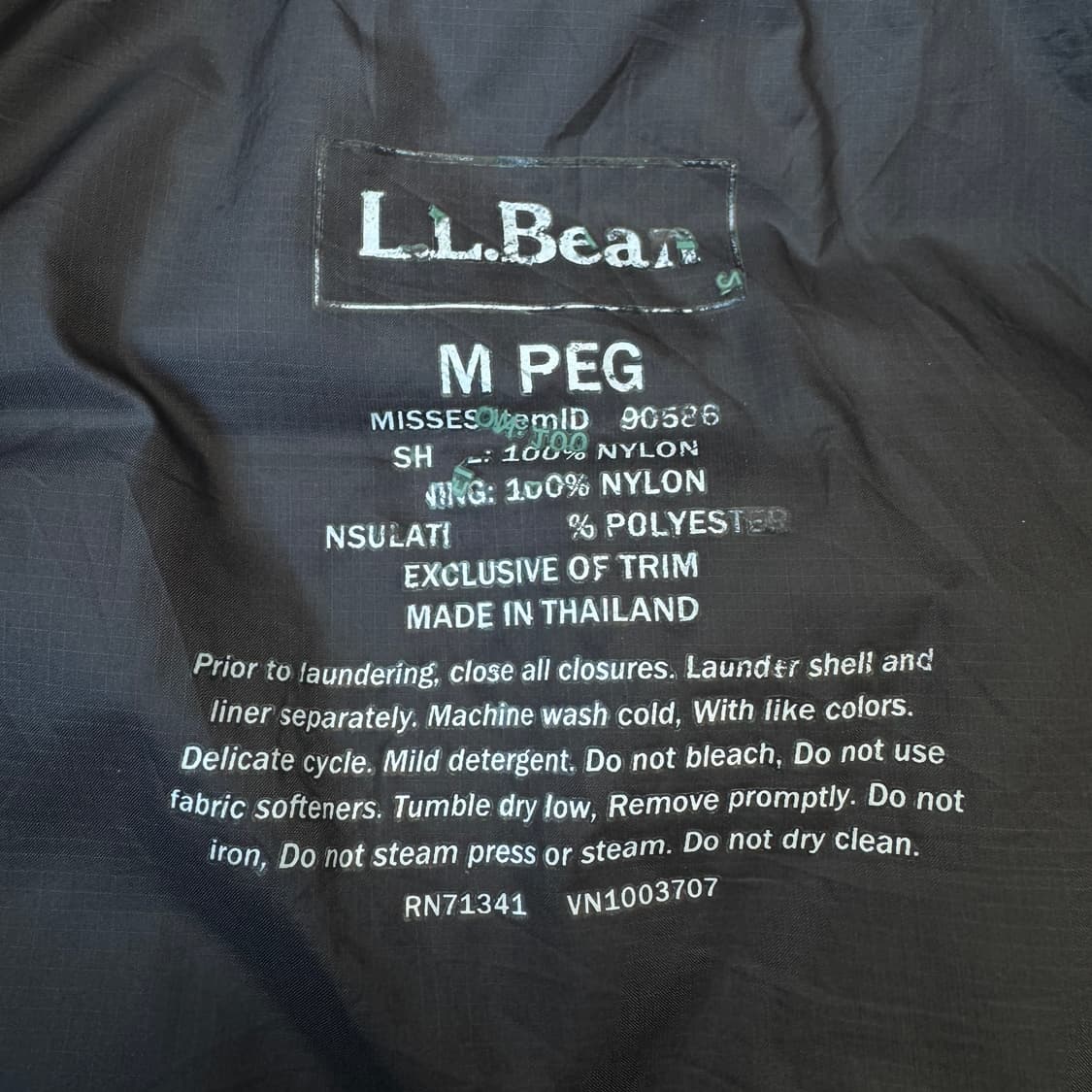 엘엘빈 고프코어 경량패딩 자켓 상품이미지6