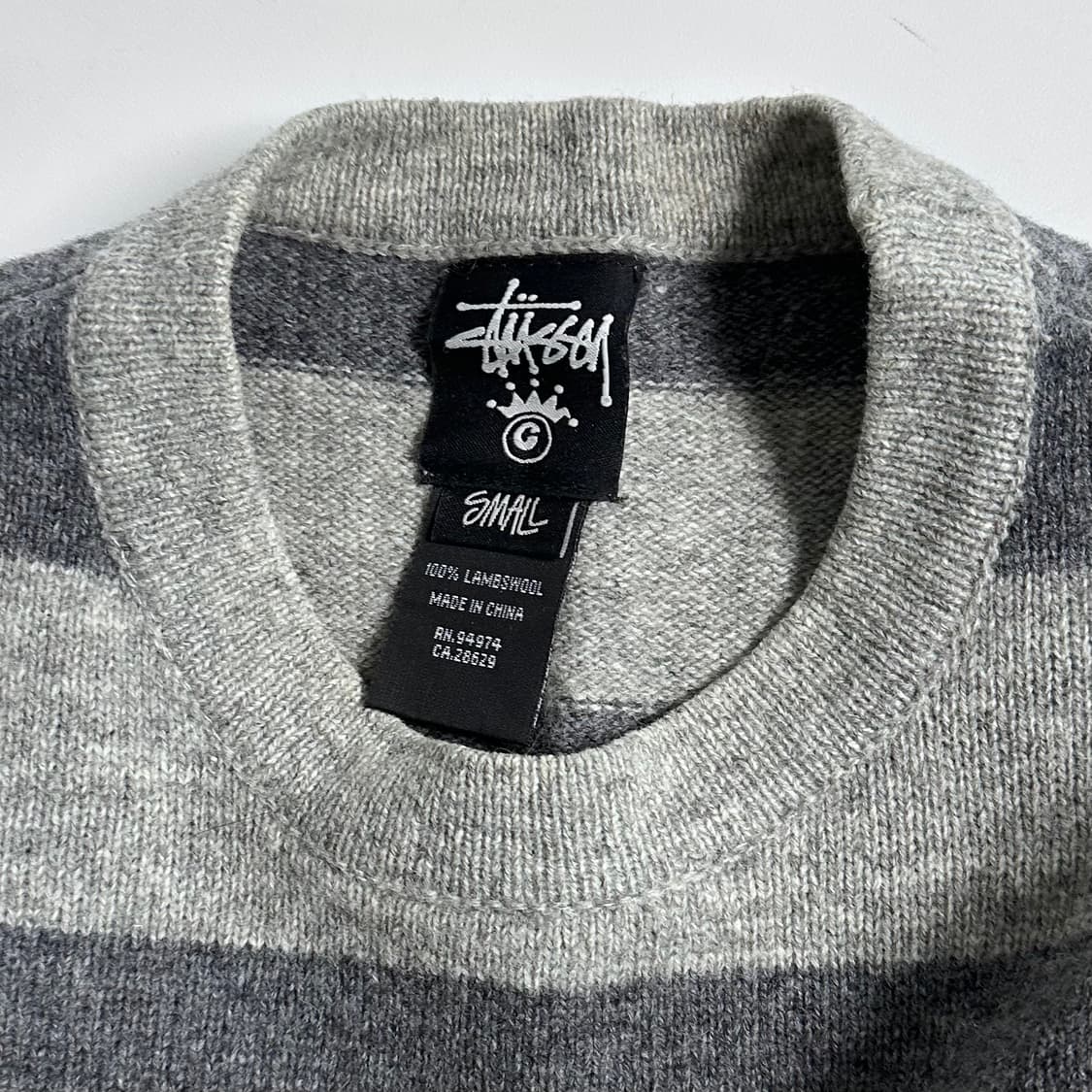 스투시 스트라이프 울 니트  상품이미지5