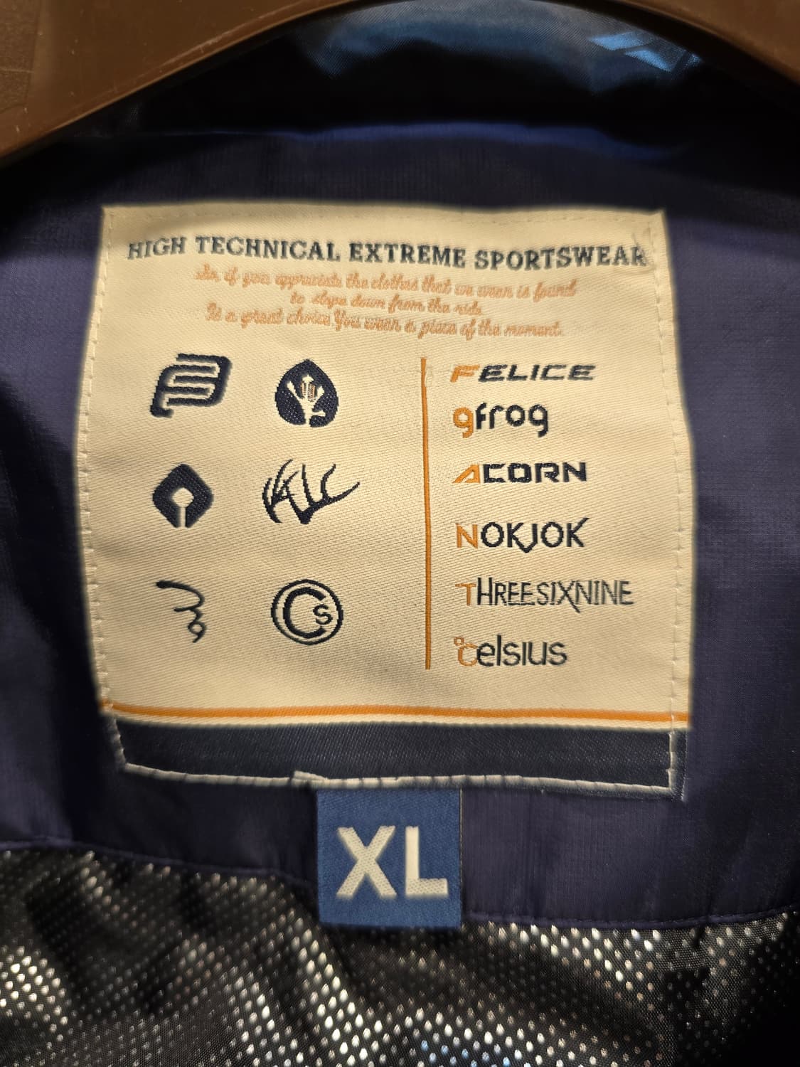 펠리체 셀시우스 아노락 보드복  바람막이 네이비 105 상품이미지10