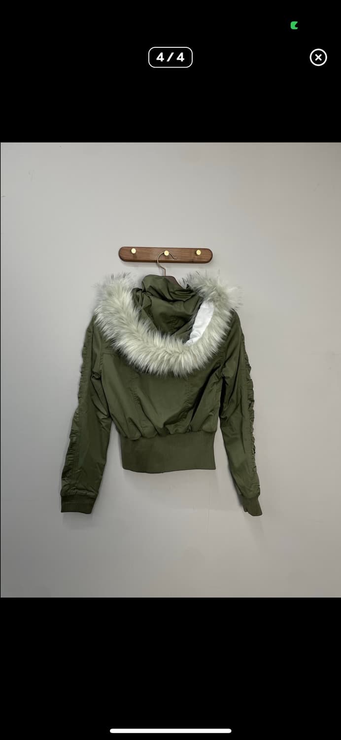 더블펀치 하이넥 퍼 후드 셔링 숏 점퍼 A3352 상품이미지4