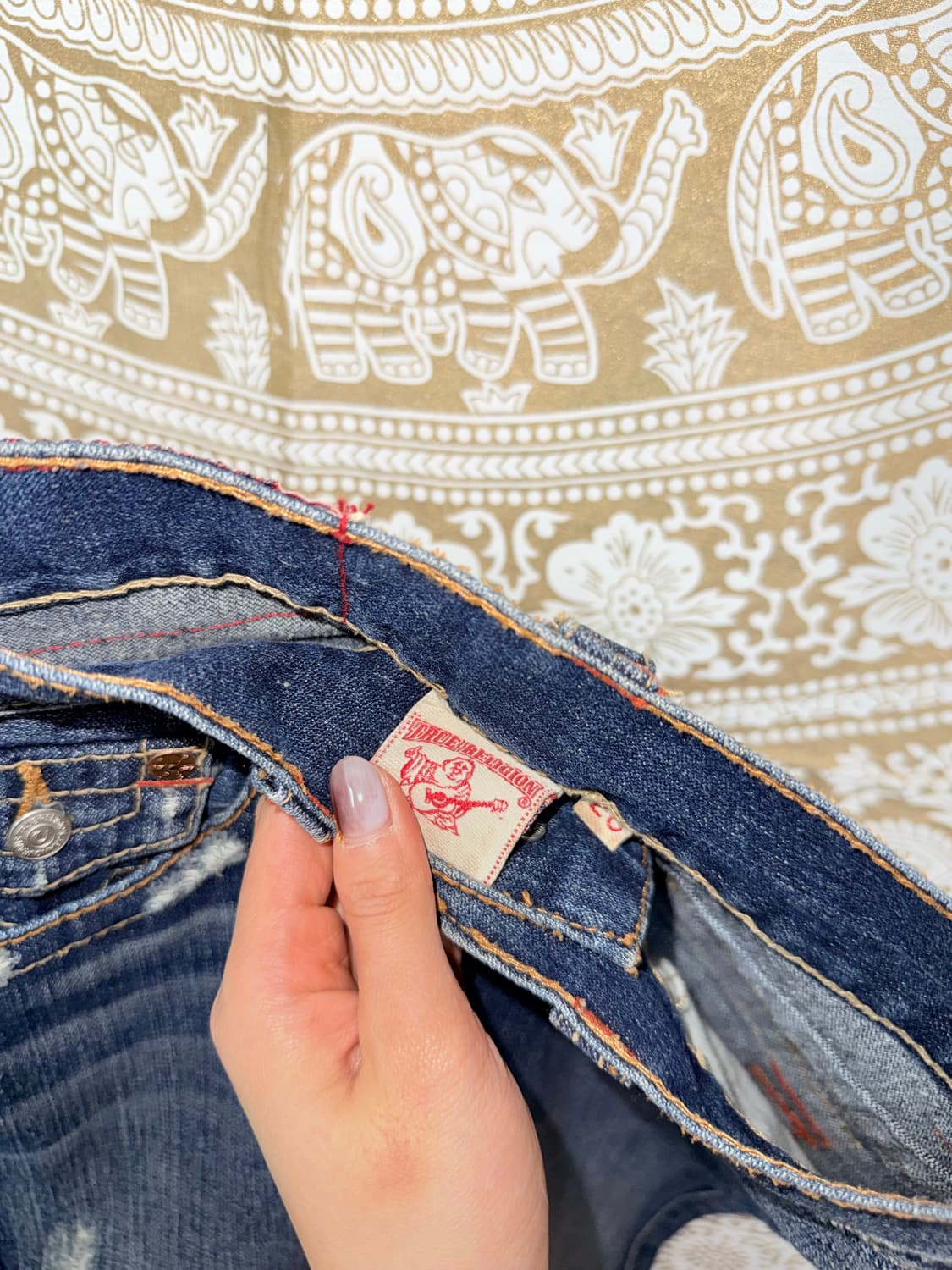 트루릴리젼 여성 부츠컷 데님팬츠  상품이미지7